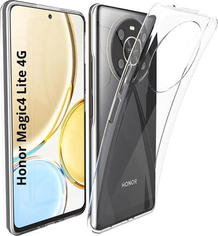 Hoesje voor Honor Magic 4 Lite 4G backcover Shockproof siliconen Transparant