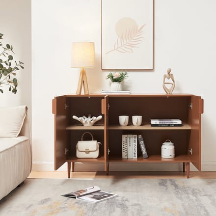 Commode Starvili dressoir 75x115x38 cm roestkleurig [en.casa]