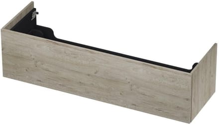 INK - Onderkast 1 Lade Push 2 Open Bestaande Uit - 1400x450x376 Mm - Greige Eiken