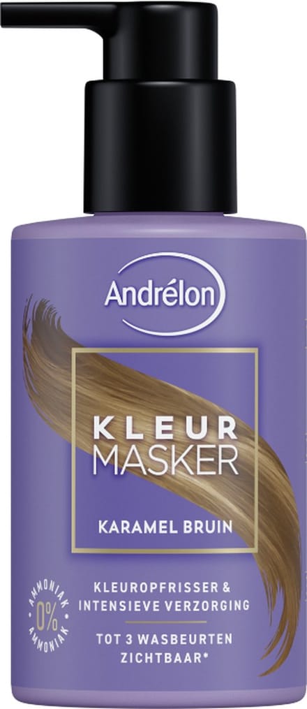 Andrélon Kleurmasker - Karamel Bruin - 200 ml.