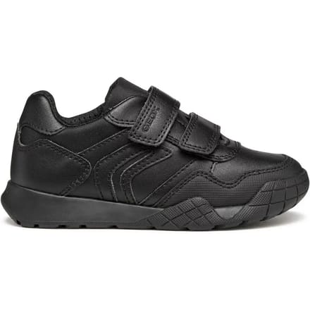 GEOX RANN-E JONGENS Veterschoenen - ZWART