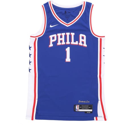 Basketbaltanktop voor heren Nba Icon Edition 22 Dri-fit Swingman Jersey nr. 1 James Harden Phi76e