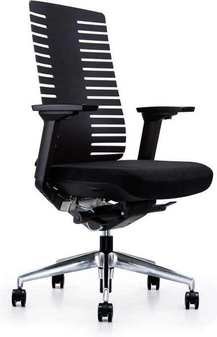 Sedero Bureaustoel Bone - Ergonomische bureaustoel voor Volwassenen - Zwart
