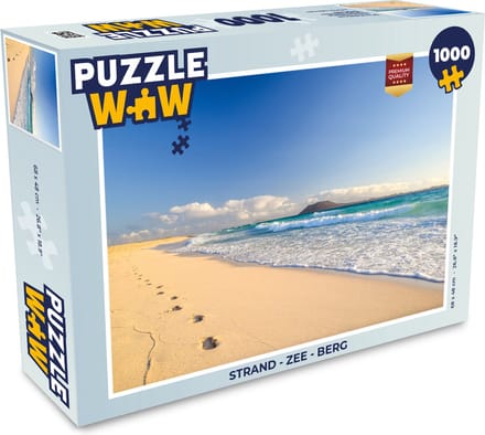 Puzzel Strand - Zee - Berg - Legpuzzel - Puzzel 1000 stukjes volwassenen
