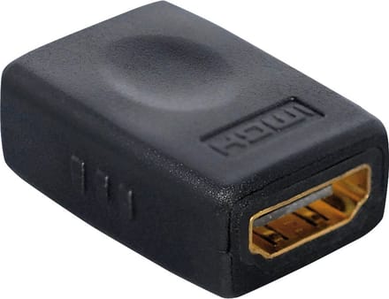 Compact HDMI (v) - HDMI (v) koppelstuk - versie 1.4 (4K 30Hz)