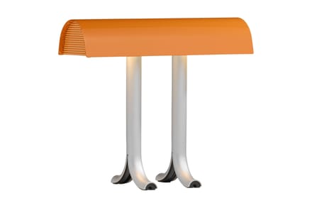 HAY tafellamp Anagram, gepolijst oranje