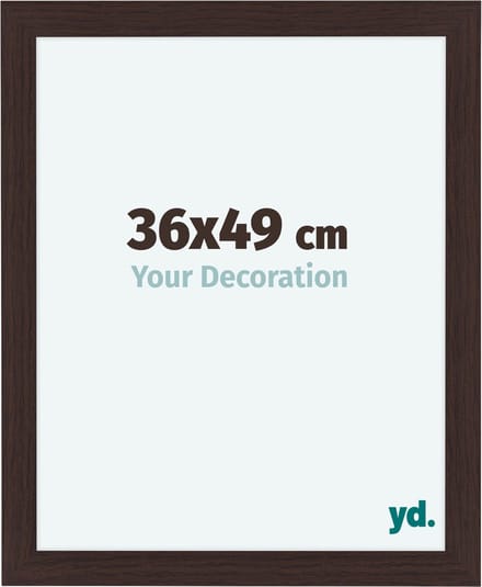 Your Decoration - Fotolijst 36x49 cm - MDF - Eiken Donker - Como