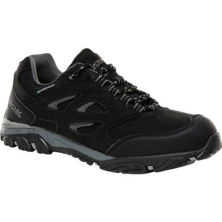 Regatta Kinderen/Kinderen Holcombe Lage Junior Wandelschoenen (Zwart/Graniet)