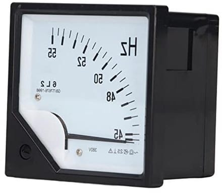 Frequentiemeter Vierkante Paneeldetector 380V 45-55Hz ABS-behuizing Industriële Besturingsapparaten.