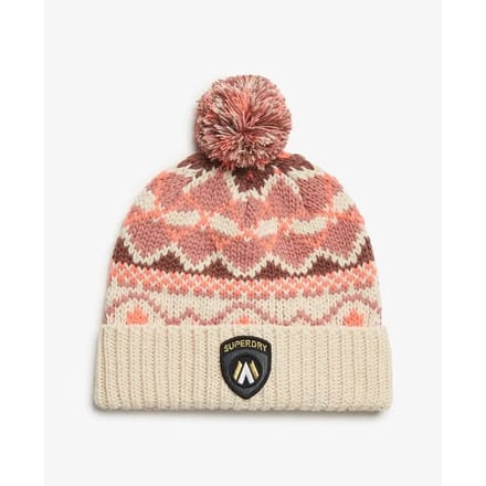 Vrouwen ski muts van breiwerk Superdry