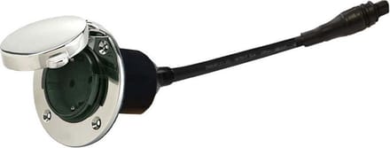 VETUS Quick Connect RVS Schuko Stopcontact 16A | EOQW1RFS