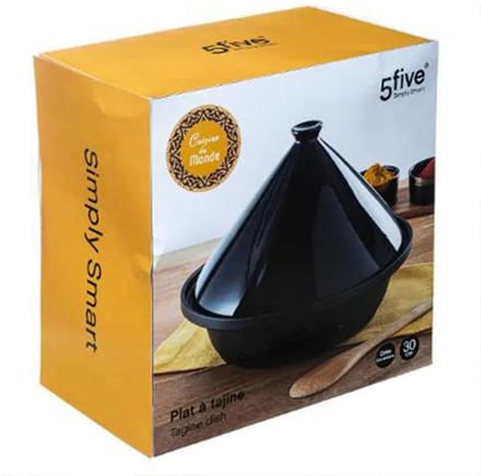 Tajineschotel “Keramische” 30cm Zwart