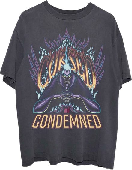 Disney Hercules - Hades Cursed Unisex T-shirt - S - Zwart