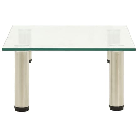 vidaXL - Tv-meubel - 40x35x17 - cm - gehard - glas - transparant
