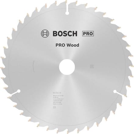 Bosch PRO Wood cirkelzaagblad, 254 x 2 x 30 mm