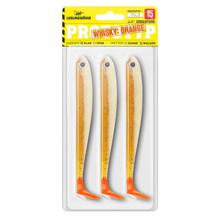 Lieblingsköder Shad 15cm Whisky Orange 15cm Whisky Orange - PROMO