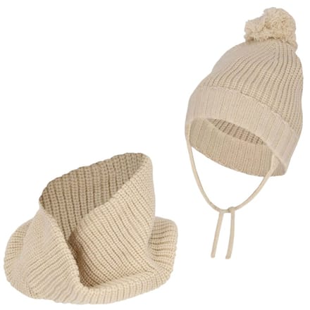 Muts & Colsjaal jongens - Winterset - 2 t/m 8 jaar - Kit / 4/8 Jaar