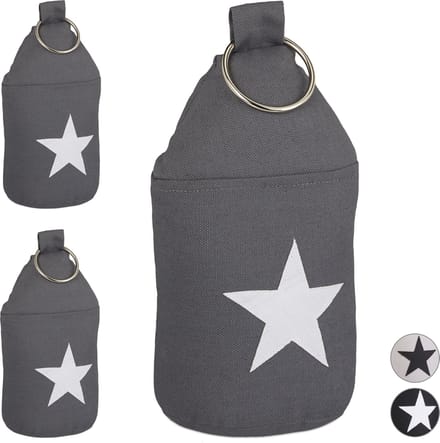 3x deurstopper ster - deurvastzetter - deurstop met handvat - deurbuffer - stof