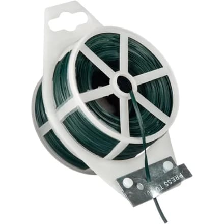Nature Bindband Met Metalen Kern Groen Geplastificeerd 100m