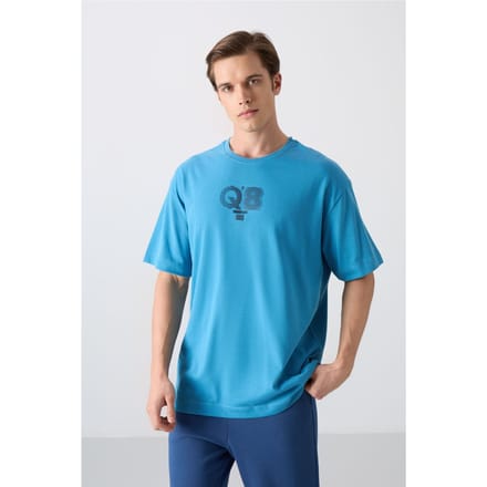Oversized Bedrukt Logo Crew Neck T-shirt