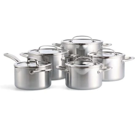 BK Cookware Bk twist pannenset materiaal 5 delig met handig afgietsysteem