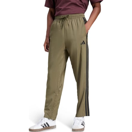 Adidas Essentials 3-stripes Joggers Open Hem Broeken Heren - Groen - Maat M - Poly Mesh