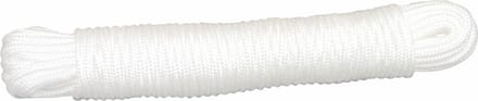 AMIG Touw - 20 meter - D3mm - polypropyleen - 50 kg - wit - waslijn - tuin