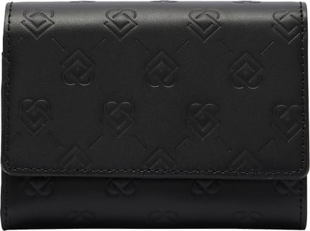 LIEBESKIND BERLIN Portemonnee Paper Bag Nora Wallet Black Zwart
