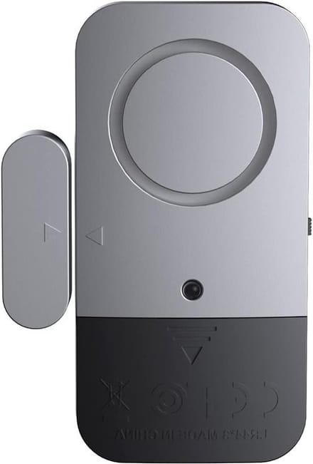 Deurraam Alarmsensor - Draadloze Sensor - Beveiliging Thuis - Lage Batterij Indicatie - 115 cm - Zilver