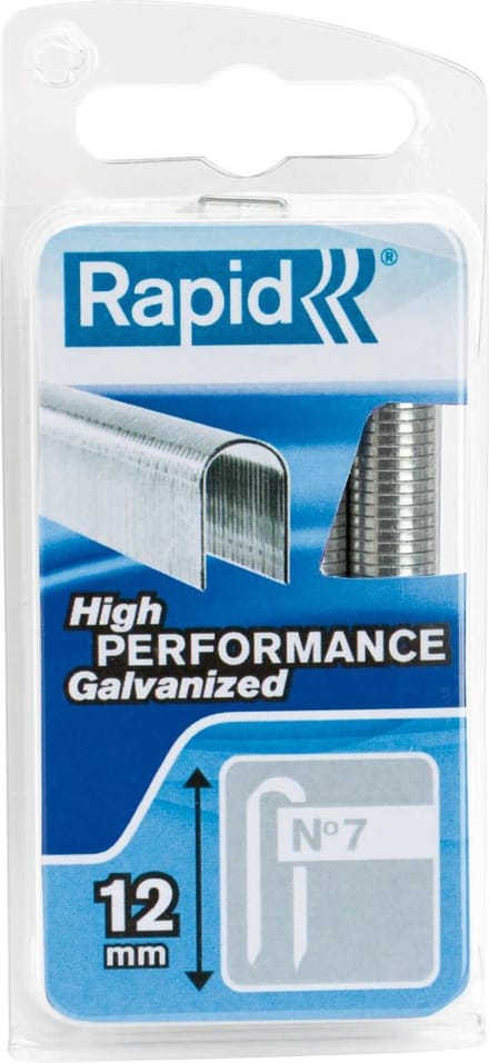 Rapid kabelnieten 7/12 mm galvaniseeerd 650 stuks