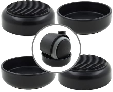 Dailygoods- Rubber Vloerbeschermers Set van 4 - Antislip - Bescherming tegen