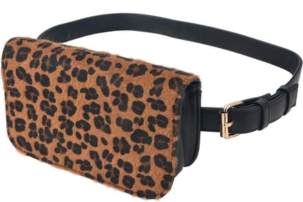 Juleeze Heuptasje Dames 19x11x5 cm Bruin Kunstleer Luipaard