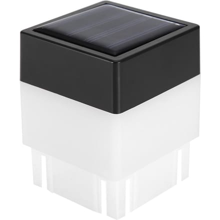 LED Vierkant Warm Wit Licht op Zonne-energie voor Tuinhek Buitendecoratie