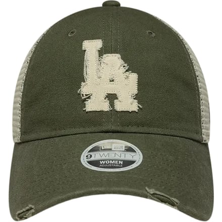 New Era 9twenty Trucker Losdod Pet Dames Groen