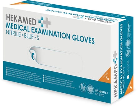 Hekamed Soft Nitrile Handschoenen - Small - 100 stuks