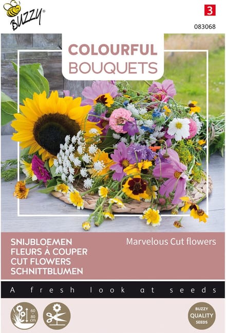 Buzzy Bloemzaad - Snijbloemen Marvelous Cut Flowers | Colorful Bouquets