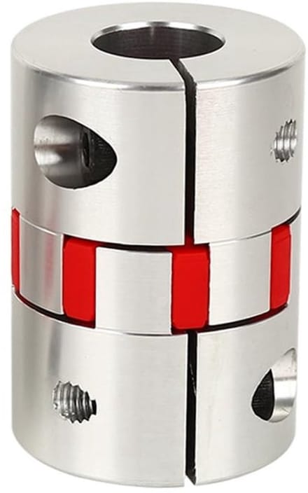 Flexibele As Koppeling - Aluminium Motor Connector - Diameter 40mm - Lengte 55mm - Vibration Demping - Hoge Koppel