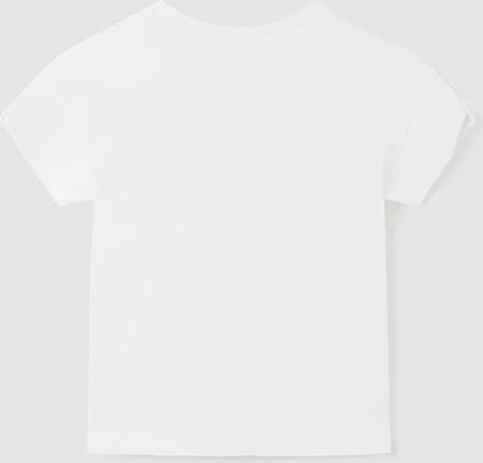 MAYORAL - T-shirt - Maat 176 - Meisjes - 077 White -