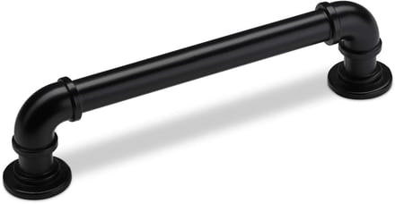 Meubelgreep TUBEOS Boorgatafstand 128 mm Zwart Beugelhandgreep van SOTECH