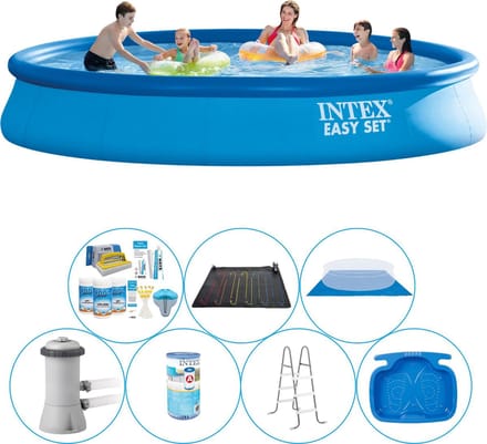 Zwembad Bundel - 8-delig -  Easy Set Rond 457x84 cm