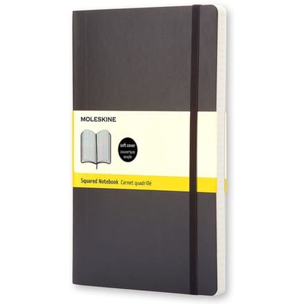 Moleskine Classic Notitieboek - Large - Softcover - Geruit - Zwart