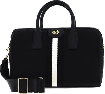 DKNY Schoudertas Handtas Carol Logo JQD MD Duffle Bag BK Logo - BK Zwart