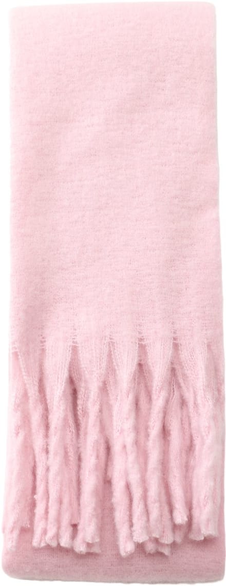 Emilie scarves - sjaal - wintersjaal - dames - roze - basic - lang