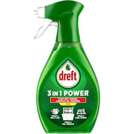 Dreft 3-in-1 Power Lemon Spray - Afwasmiddel - 1 stuk