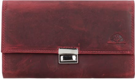 Greenburry Vintage Portemonnee Leder 17 cm - Dames - Horizontaal - rusty red