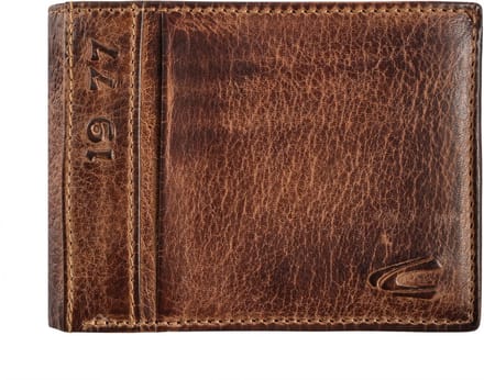 camel active Leren portemonnee Melbourne Horizontal Wallet Brown Lichtbruin