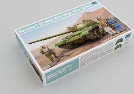 Trumpeter 01551 T-62 Model 1975 Bouwpakket - 1:35 – Sovjet Tank voor Modelbouw & Diorama