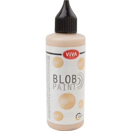 Viva Decor Blob Paint, 90 ml, Metallic/Glitter - Champagne-Metallic