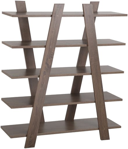 ESCALANTE - Boekenkast - Donkere houtkleur - Vezelplaat