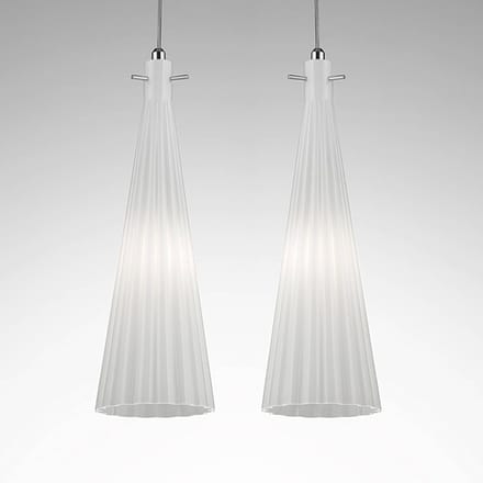 Selène Hanglamp Costa Rica, 2-lamps, wit